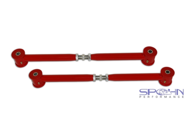 SPOHN Rear Lower Control Arms w/ Polyurethane Bushings, Adjustable (1965-1974 Ford Galaxie) - Click Image to Close