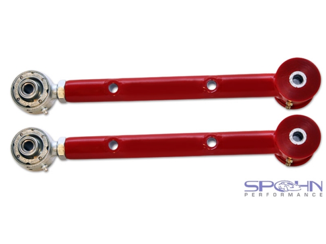 Spohn Lower Control Arms w/ Polyurethane Bushings & Del-Sphere Pivot Joints, Adjustable (1971-1980 GM H-Body) - Click Image to Close