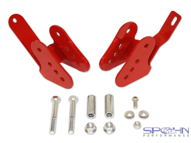 Spohn Lower Control Arm Relocation Brackets (2005-2012 Mustang) - Click Image to Close