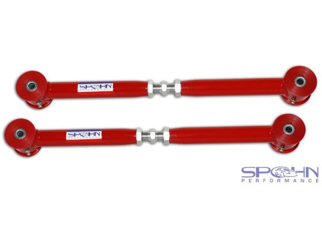 Spohn Lower Control Arms w/ Polyurethane Bushings, Adjustable (2005-2012 Mustang) - Click Image to Close