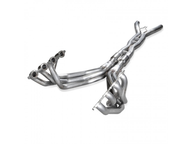 STAINLESS WORKS Long Tube Headers & X-Pipe w/ Catalytic Converters, Factory Connect, 1-7/8" x 3" (2014-2018 Corvette Stingray & Z06) - Click Image to Close