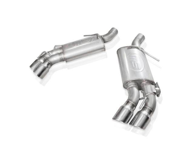 STAINLESS WORKS "LEGEND SERIES" Axle-Back Exhaust w/ NPP Valve & Quad 4" Tips, 3", PERFORMANCE CONNECT (2016-2021 Camaro SS) - Click Image to Close