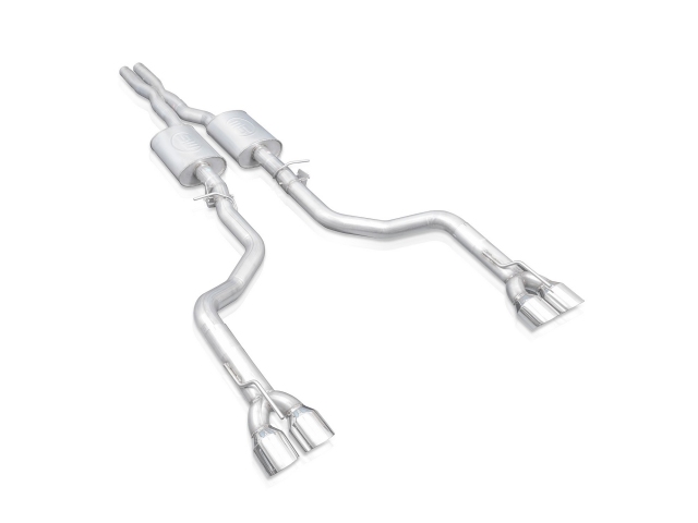 STAINLESS WORKS "LEGEND SERIES" Cat-Back Exhaust, Factory Connect, 3" (2015-2019 Challenger SRT 392 & SRT Hellcat) - Click Image to Close