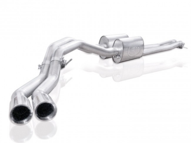 Stainless Works Dual Turbo Chambered Exhaust, Performance Connect, 3", Behind Passenger Rear Tire (2007-2016 Silverado & Sierra 1500 5.3L & 6.2L)
