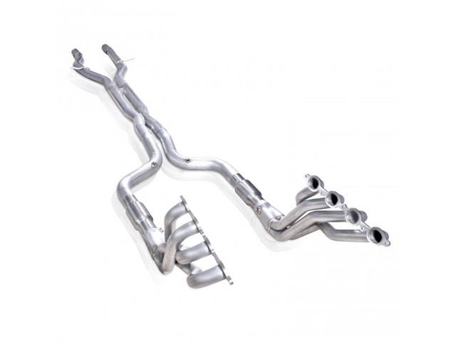 Stainless Works Long Tube Headers & X-Pipe w/ Catalytic Converters, Factory & Performance Connect, 2" x 3" (2016 CTS-V)