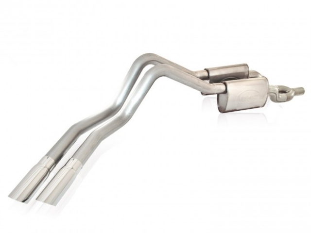 Stainless Works Turbo Chambered Exhaust, Factory Connect, 3", Behind Passenger Rear Tire (2010-2014 F-150 SVT Raptor SuperCab & SuperCrew)