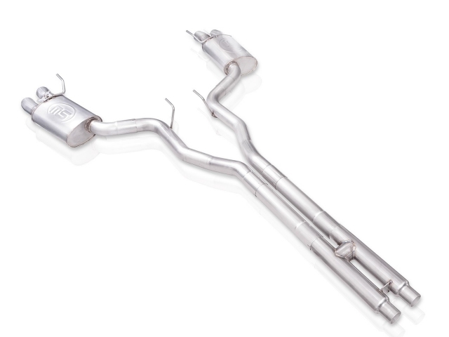 STAINLESS WORKS "LEGEND SERIES" Cat-Back Exhaust & H-Pipe, 3", FACTORY CONNECT (2015-2020 Mustang Shelby GT350) - Click Image to Close