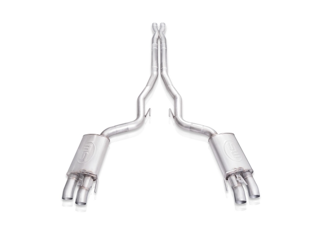 STAINLESS WORKS "LEGEND SERIES" Cat-Back Exhaust & X-Pipe, 3" x 3", PERFORMANCE CONNECT (2015-2020 Mustang Shelby GT350)
