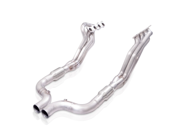 STAINLESS WORKS Long Tube Headers & Lead-Pipes w/ Catalytic Converters, 1-7/8" x 3" x 3", PERFORMANCE CONNECT (2015-2020 Mustang Shelby GT350) - Click Image to Close