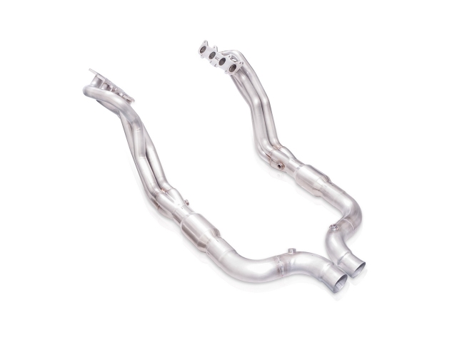 STAINLESS WORKS Long Tube Headers & Connection Pipes w/ Catalytic Converters, 1-7/8" x 3", FACTORY CONNECT (2020-2023 Mustang Shelby GT500)