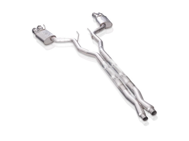 STAINLESS WORKS "LEGEND SERIES" Cat-Back Exhaust, 3", FACTORY CONNECT (2018-2020 Mustang GT) - Click Image to Close