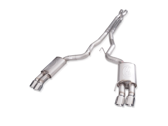 STAINLESS WORKS "REDLINE SERIES" Cat-Back Exhaust, 3", PERFORMANCE CONNECT (2018 Mustang GT) - Click Image to Close