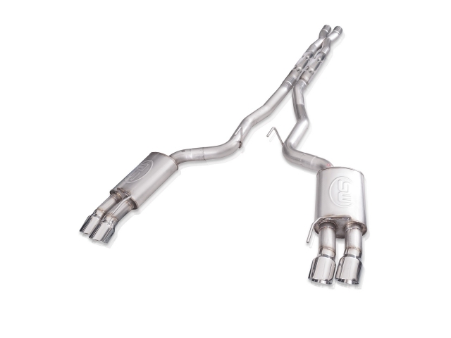STAINLESS WORKS "LEGEND SERIES" Cat-Back Exhaust, 3", PERFORMANCE CONNECT (2018-2020 Mustang GT) - Click Image to Close