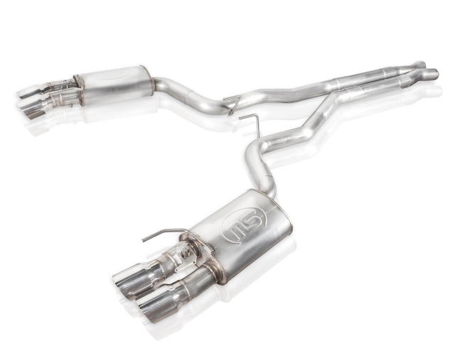 STAINLESS WORKS "REDLINE SERIES" Cat-Back Exhaust, 3", PERFORMANCE CONNECT (2018 Mustang GT)