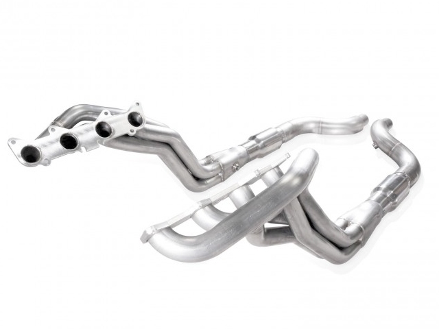 Stainless Works SP Long Tube Headers & Lead Pipes w/ Catalytic Converters, 1-7/8" x 3", Perfromance Connect (2015 Mustang GT) - Click Image to Close