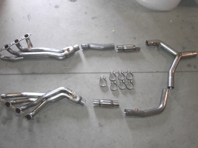 Stainless Works Long Tube Headers & Y-Pipe w/ Catalytic Converters, Factory Connect, 1-3/4" x 3" (2001-2002 Camaro & Firebird LS1) - Click Image to Close