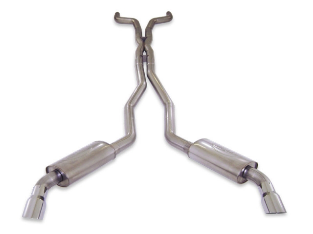 Stainless Works Turbo Chambered Exhaust w/ Slash Cut Tips, Factory Connect, 3" (2010-2015 Camaro SS & 1LE) - Click Image to Close