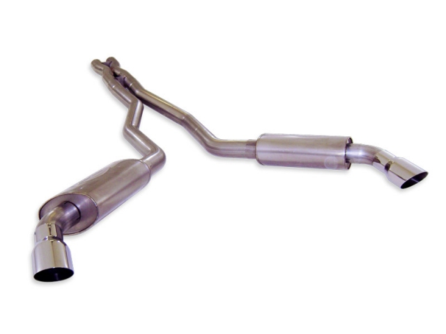 Stainless Works Turbo Chambered Exhaust w/ Slash Cut Tips, Performance Connect, 3" (2010-2015 Camaro SS & 1LE)