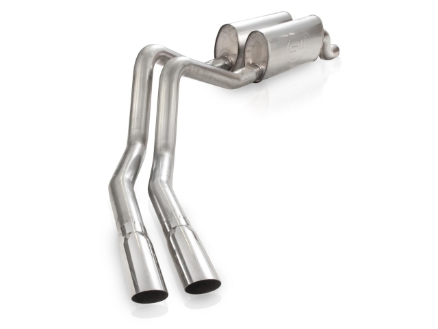 Stainless Works Smooth Tube Exhaust, Performance Connect, 3", Behind Passenger Rear Tire (2011-2014 F-150 5.0L) - Click Image to Close