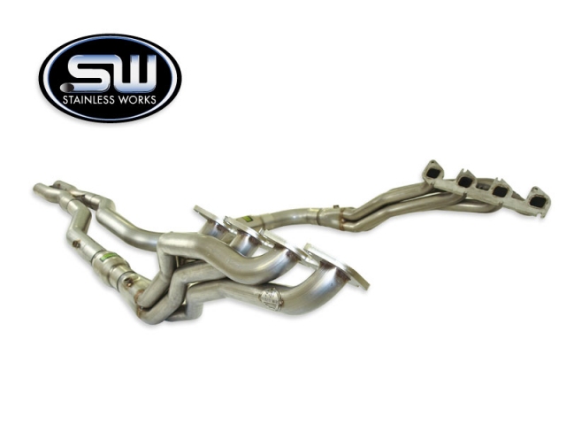 Stainless Works Long Tube Headers & X-Pipe w/ Catalytic Converters, Performance Connect, 1-7/8" x 3" (2010-2014 F-150 Raptor SuperCab)