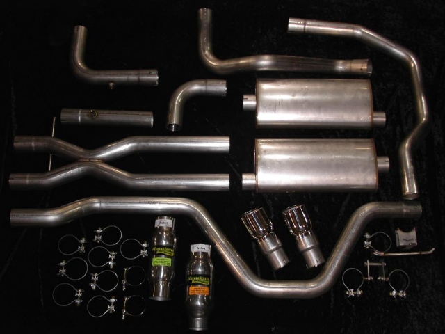 Stainless Works Turbo Chambered Exhaust, Performance Connect, 2-1/2" (2003-2006 SSR) - Click Image to Close