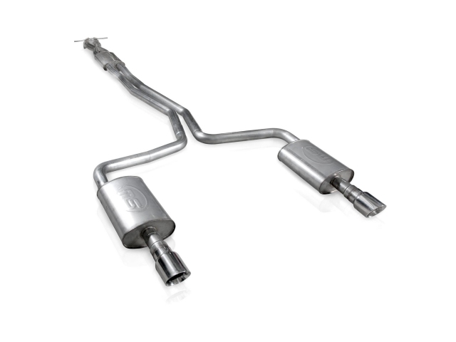 Stainless Works Dual Chambered Exhaust, Factory Connect, 2.5" (2010-2015 Taurus SHO) - Click Image to Close