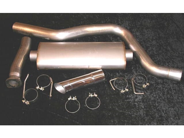 Stainless Works Turbo Chambered Exhaust, Factory Connect, 3-1/2", Standard Single (2006-2009 Trailblazer SS)