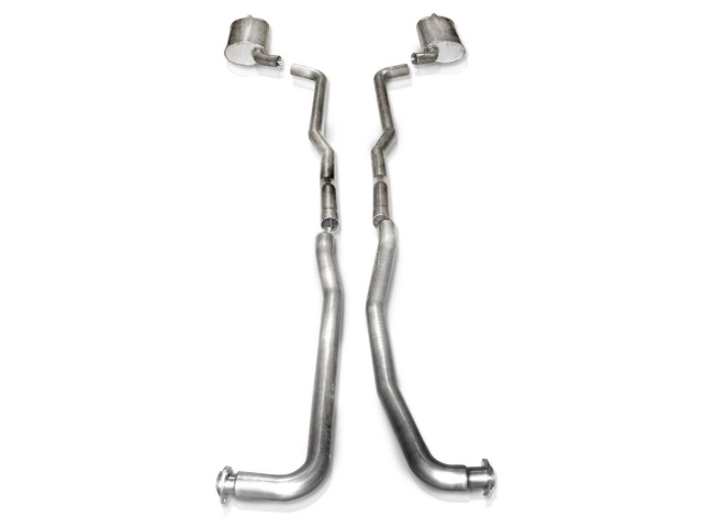 Stainless Works Turbo Chambered Exhaust, Factory Connect, 2-1/2" (1964-1967 Corvette SB) - Click Image to Close