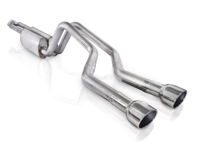 STAINLESS WORKS True Dual Exhaust, 2-1/2", FACTORY CONNECT (2006-2009 Trailblazer SS) - Click Image to Close