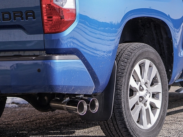 STAINLESS WORKS "LEGEND SERIES" Cat-Back Exhaust w/ Polished Tips, 3", FACTORY CONNECT (2014-2020 Tundra 5.7L V8) - Click Image to Close