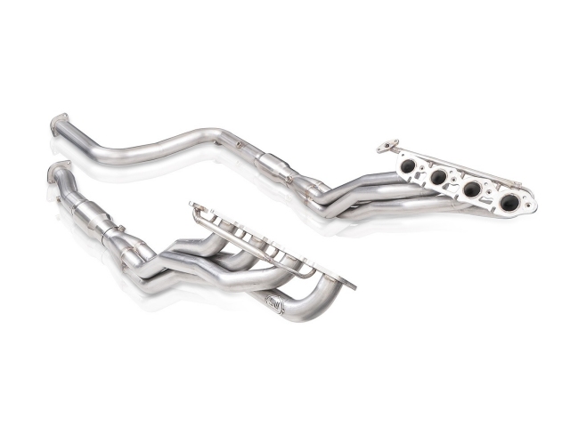 STAINLESS WORKS Long Tube Headers & Lead Pipes w/ Catalytic Converters, 1-7/8" x 3", FACTORY CONNECT (2014-2020 Tundra 5.7L V8) - Click Image to Close