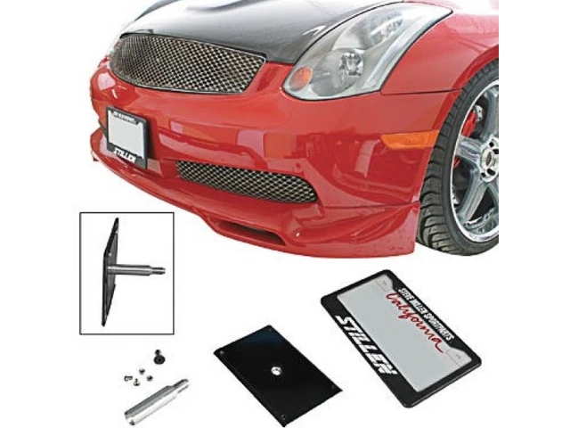 STILLEN Front License Plate Relocator (Nissan 370Z, Infiniti G37, Q40 & Q60)