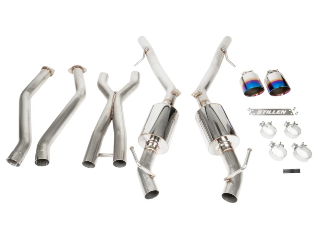 STILLEN "STREET" Cat-Back Exhaust w/ Blue Burnt Tips (2023-2024 Nissan Z)