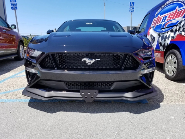 STO N SHO Detachable Front License Plate Bracket (2018-2019 Mustang GT w/ Performance Pack 2)