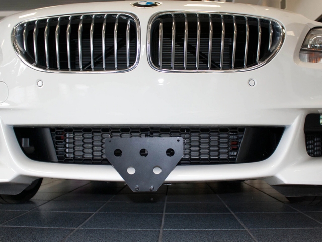 STO N SHO Detachable Front License Plate Bracket (2012-2016 BMW 550i, 528i, 530i, 550i, 640i & 650i M Sport) - Click Image to Close