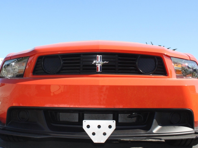 STO N SHO Detachable Front License Plate Bracket (2010-2012 Mustang BOSS 302 & California Special) - Click Image to Close