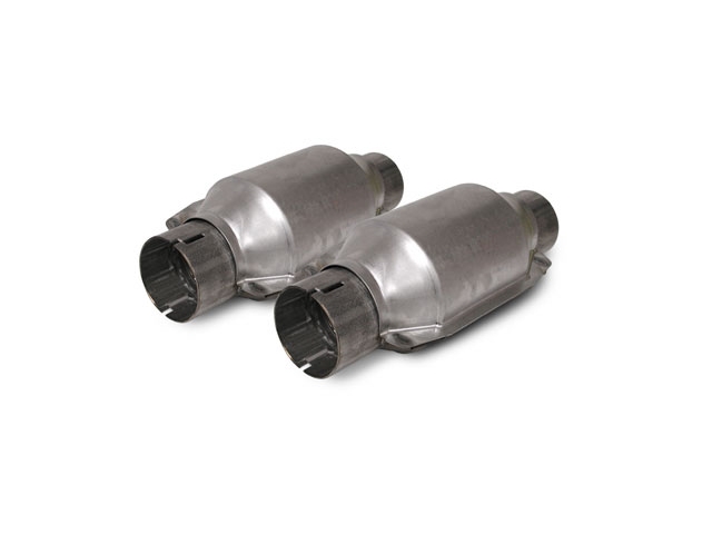 SLP High-Flow Catalytic Converters (1996-2010 Mustang GT & Shelby GT500) - Click Image to Close