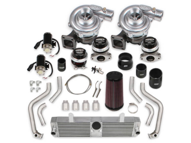 STS TURBO Rear Mounted Twin Turbo System, Standard Kit (2010-2013 Corvette Grand Sport) - Click Image to Close