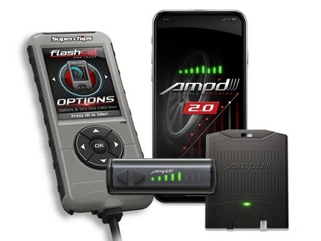 Superchips flashcal F5 + amp'd 2.0 (2008-2020 Ford F-150)