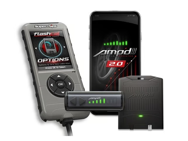 Superchips flashcal F5 + amp'd 2.0 (2007-2016 CHEVROLET, GMC & CADILLAC)