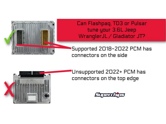 Superchips flashpaq F5 (2020-2025 Jeep Gladiator JT)