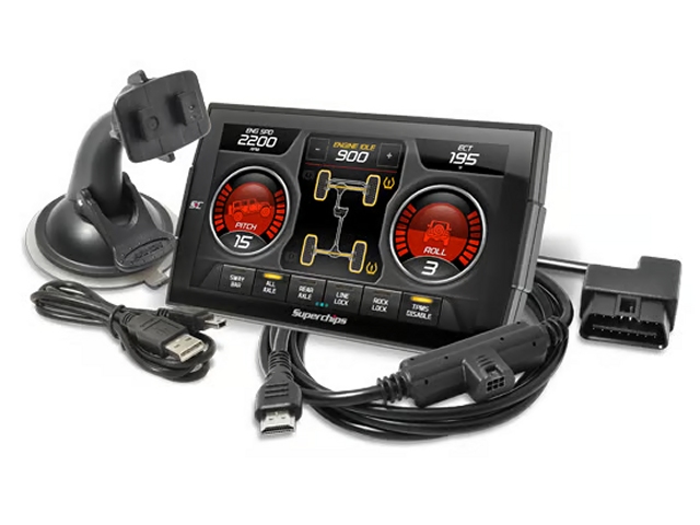Superchips TRAILDASH 3 (2018-2024 Jeep Wrangler JL & JLU 2.0T I4 & 3.6L PENTASTAR V6)