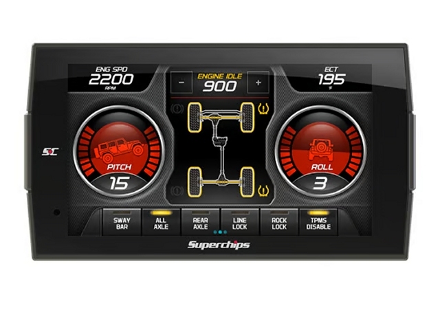 Superchips TRAILDASH 3 (2018-2024 Jeep Wrangler JL & JLU 2.0T I4 & 3.6L PENTASTAR V6)