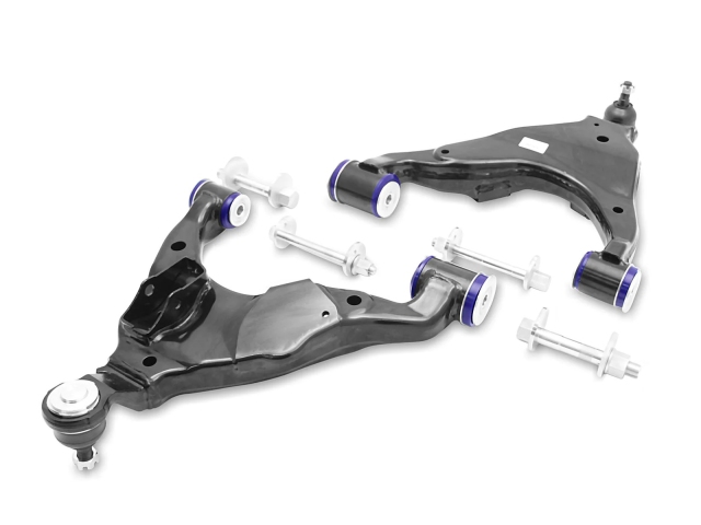 SuperPro Front 4x4 Complete Lower Control Arm Kit - Double Offset (2007-2009 Toyota FJ Cruiser & 2003-2009 Toyota 4Runner)