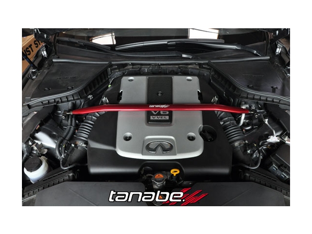 tanabe SUSTEC Strut Tower Bar, Front (2014-2015 Infiniti Q50 & Q50S RWD & AWD)