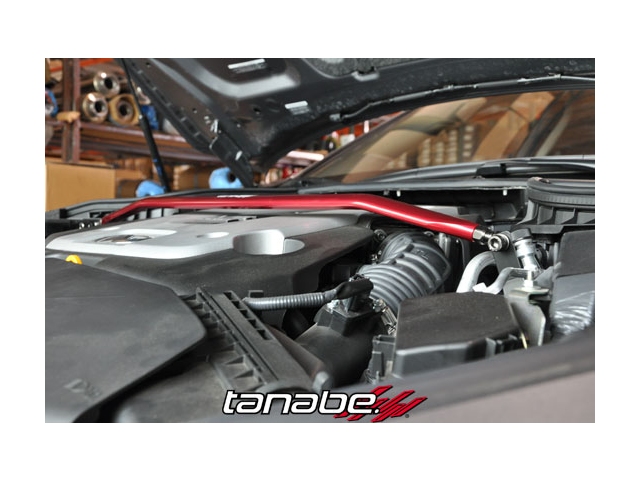 tanabe SUSTEC Strut Tower Bar, Front (2014-2015 Infiniti Q50 & Q50S RWD & AWD)