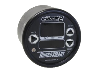 TURBOSMART e-Boost2 40psi 60mm Sleeper - Black Face Black Bezel