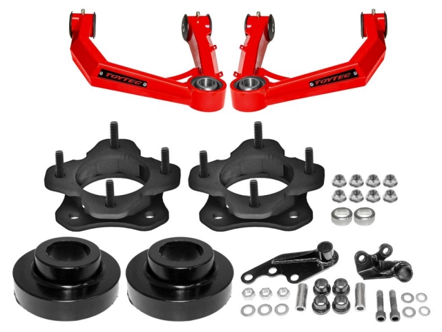 TUFF COUNTRY 3" Suspension Lift Kit w/ TOYTEC Boxed Uni-Ball Upper Control Arms (2022-2024 Toyota Tundra & Sequoia)