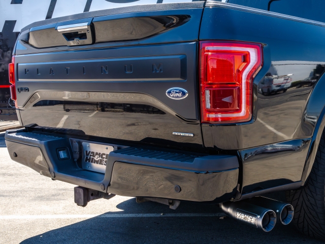 VANCE & HINES HOLESHOT SERIES Cat-Back Exhaust w/ Black ELIMINATOR Tips (2021-2023 Ford F-150 5.0L COYOTE) - Click Image to Close