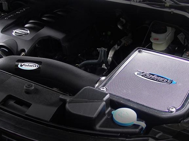 Volant Closed Box Air Intake w/ PowerCore Filter (2004-2015 Nissan Titan & Armada 5.6L V8)